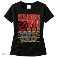 Hands Off Protest Social Security And Medicare Protest Women's T-Shirt thumb 0