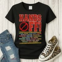 Hands Off Protest Social Security And Medicare Protest Women's T-Shirt thumb 3