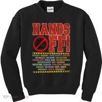 Hands Off Protest Social Security And Medicare Protest Kids Sweatshirt thumb 0