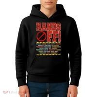 Hands Off Protest Social Security And Medicare Protest Kids Hoodie thumb 4