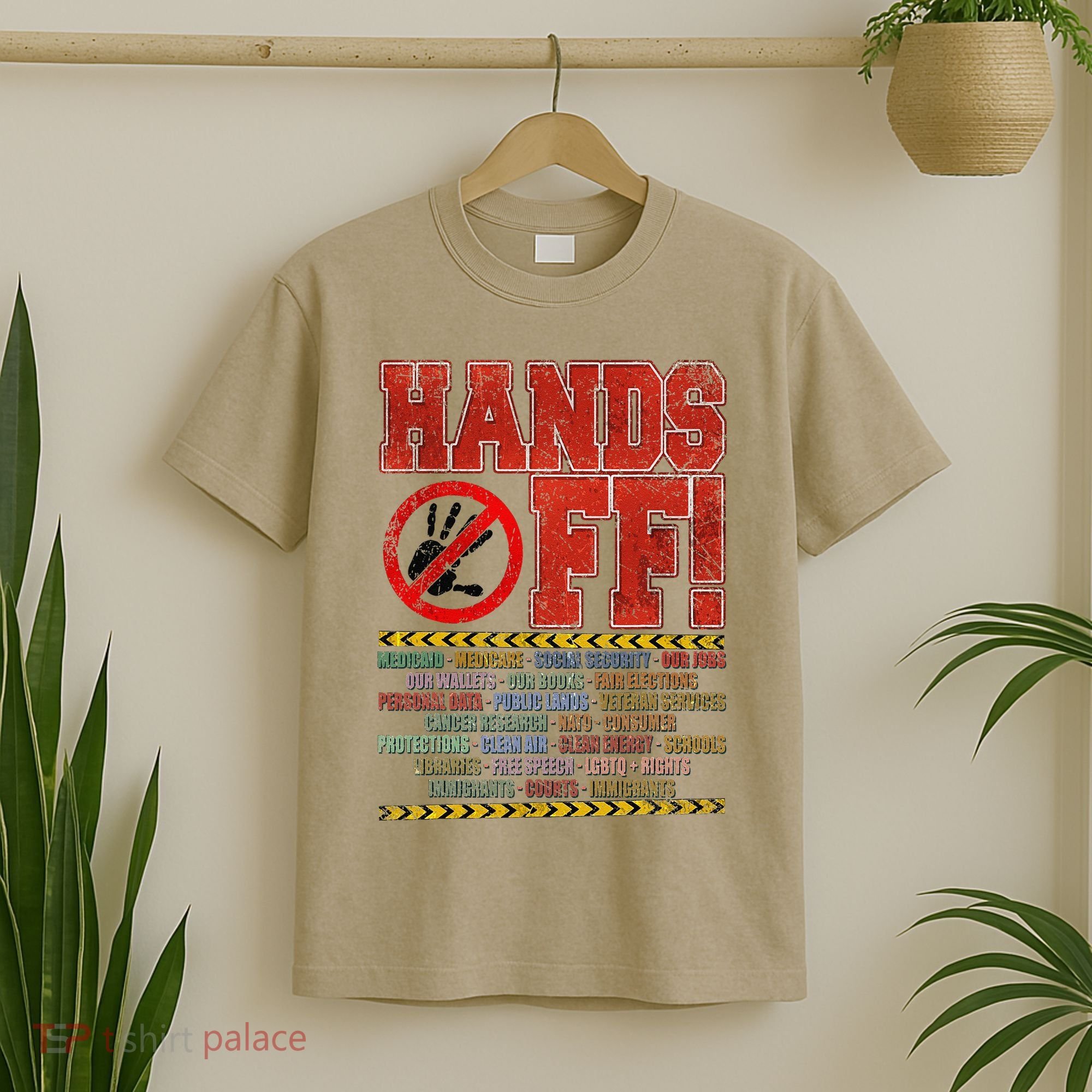 Hands Off Protest Social Security And Medicare Protest T-Shirt