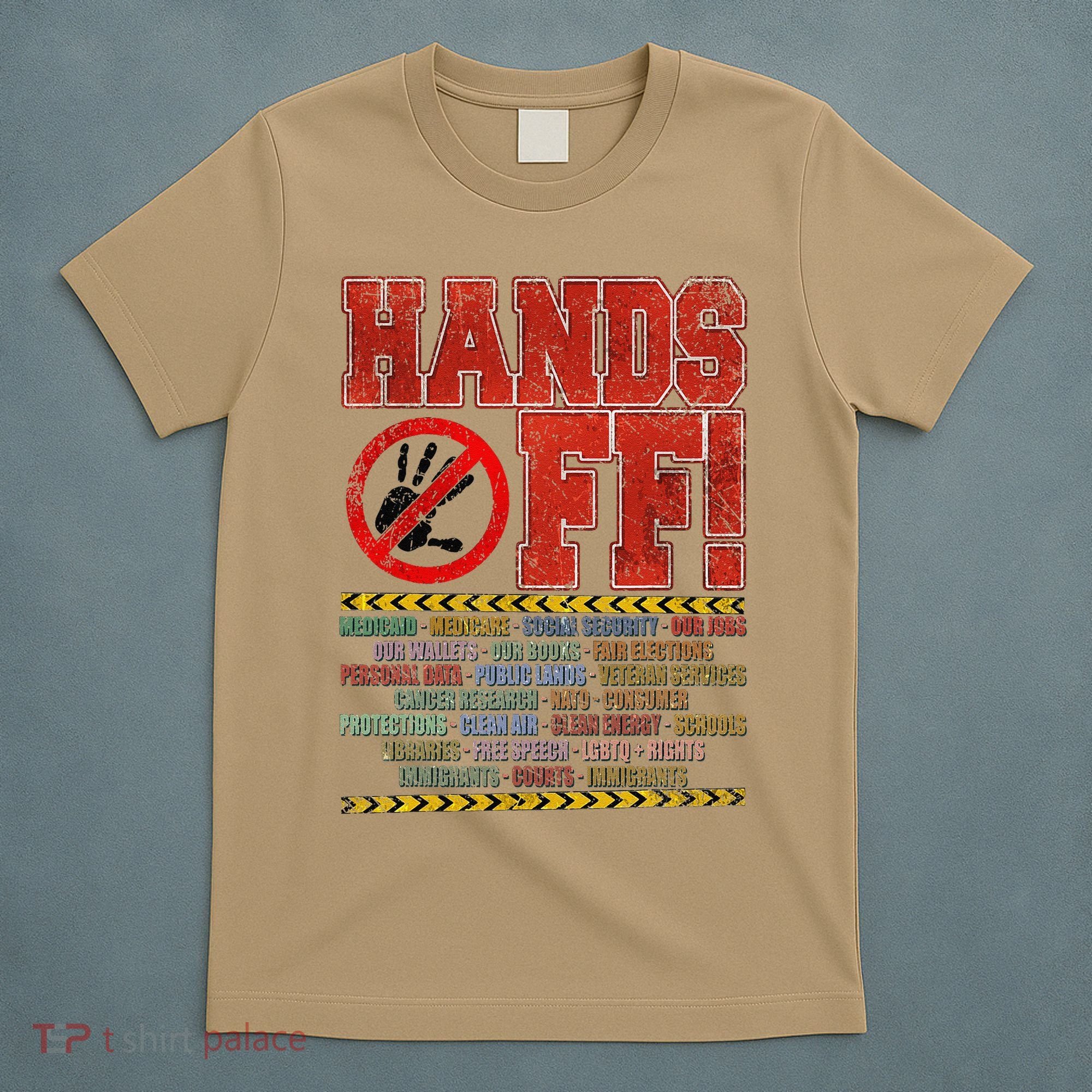 Hands Off Protest Social Security And Medicare Protest T-Shirt