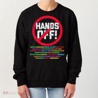 Hands Off Protest Social Security And Medicare Protest Women's Sweatshirt thumb 0