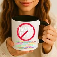 Hands Off Protest Social Security And Medicare Protest Coffee Mug thumb 3