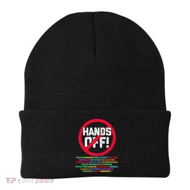 Hands Off Protest Social Security And Medicare Protest Beanie
