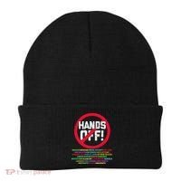 Hands Off Protest Social Security And Medicare Protest Beanie thumb 0