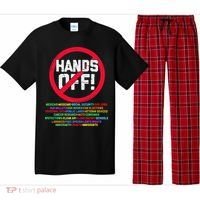 Hands Off Protest Social Security And Medicare Protest Pajama Set thumb 0