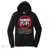 Hands Off Protest Social Security And Medicare Protest Women's Hoodie thumb 0
