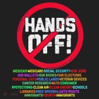 Hands Off Protest Social Security And Medicare Protest Hat thumb 2