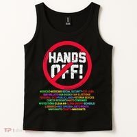 Hands Off Protest Social Security And Medicare Protest Tank Top thumb 2