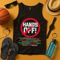 Hands Off Protest Social Security And Medicare Protest Tank Top thumb 4