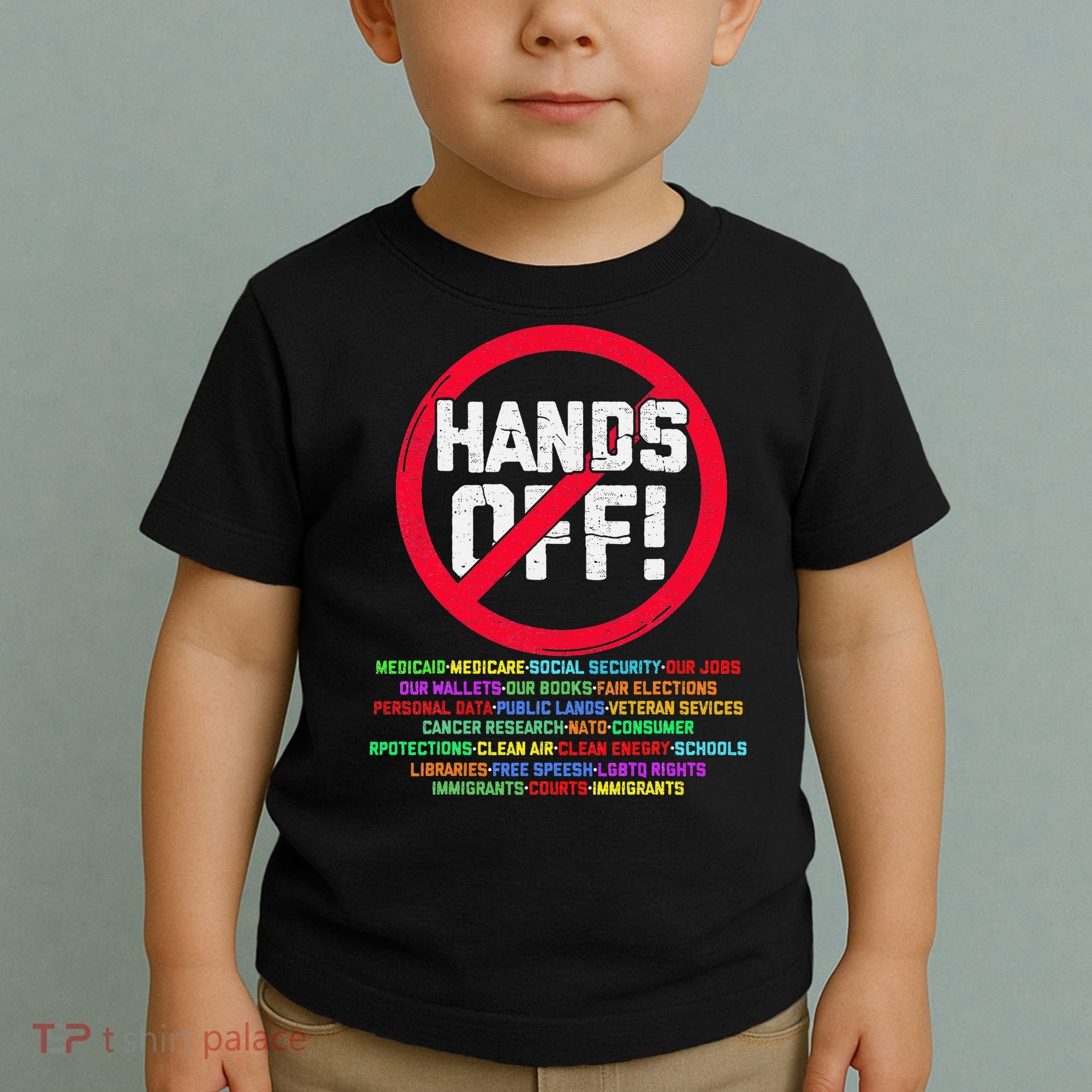 Hands Off Protest Social Security And Medicare Protest Toddler T-Shirt