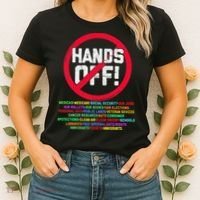 Hands Off Protest Social Security And Medicare Protest Women's T-Shirt thumb 2