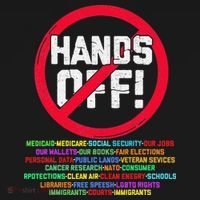 Hands Off Protest Social Security And Medicare Protest Kids Sweatshirt thumb 2