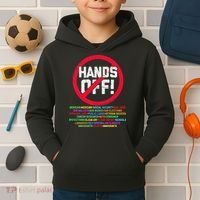 Hands Off Protest Social Security And Medicare Protest Kids Hoodie thumb 2
