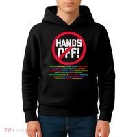 Hands Off Protest Social Security And Medicare Protest Kids Hoodie thumb 4