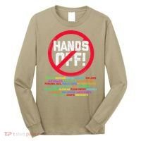 Hands Off Protest Social Security And Medicare Protest Long Sleeve Shirt thumb 0