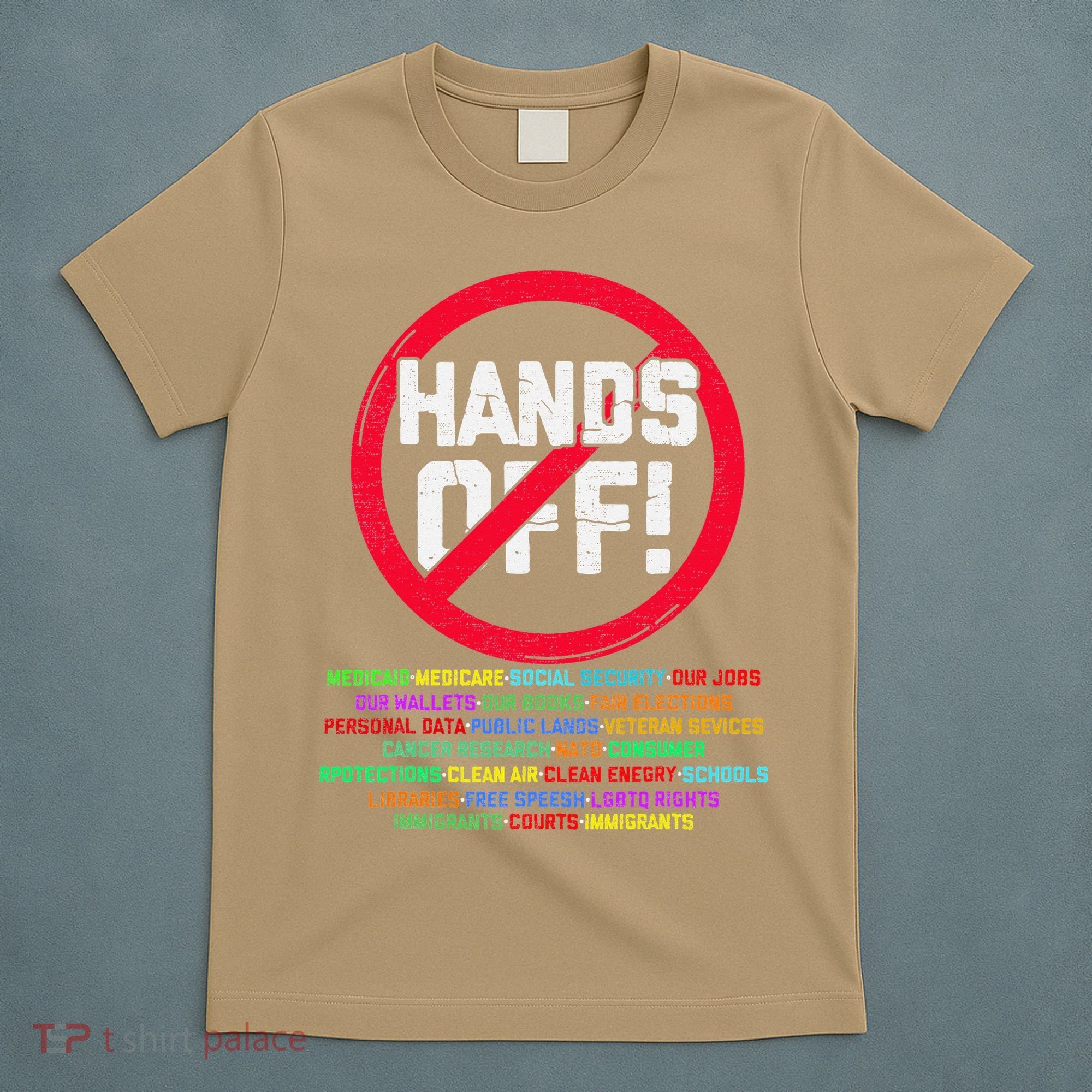 Hands Off Protest Social Security And Medicare Protest T-Shirt