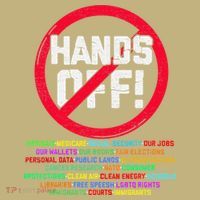 Hands Off Protest Social Security And Medicare Protest Kids T-Shirt thumb 2
