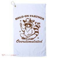 Hold On Partner IM Overstimulated Golf Towel thumb 0