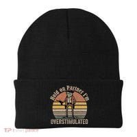 Hold On Partner IM Overstimulated Cowboy Frog Beanie thumb 0