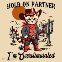 Hold On Partner IM Overstimulated Tote Bag thumb 4