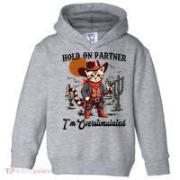 Hold On Partner IM Overstimulated Toddler Hoodie thumb 0