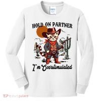 Hold On Partner IM Overstimulated Kids Long Sleeve Shirt thumb 0