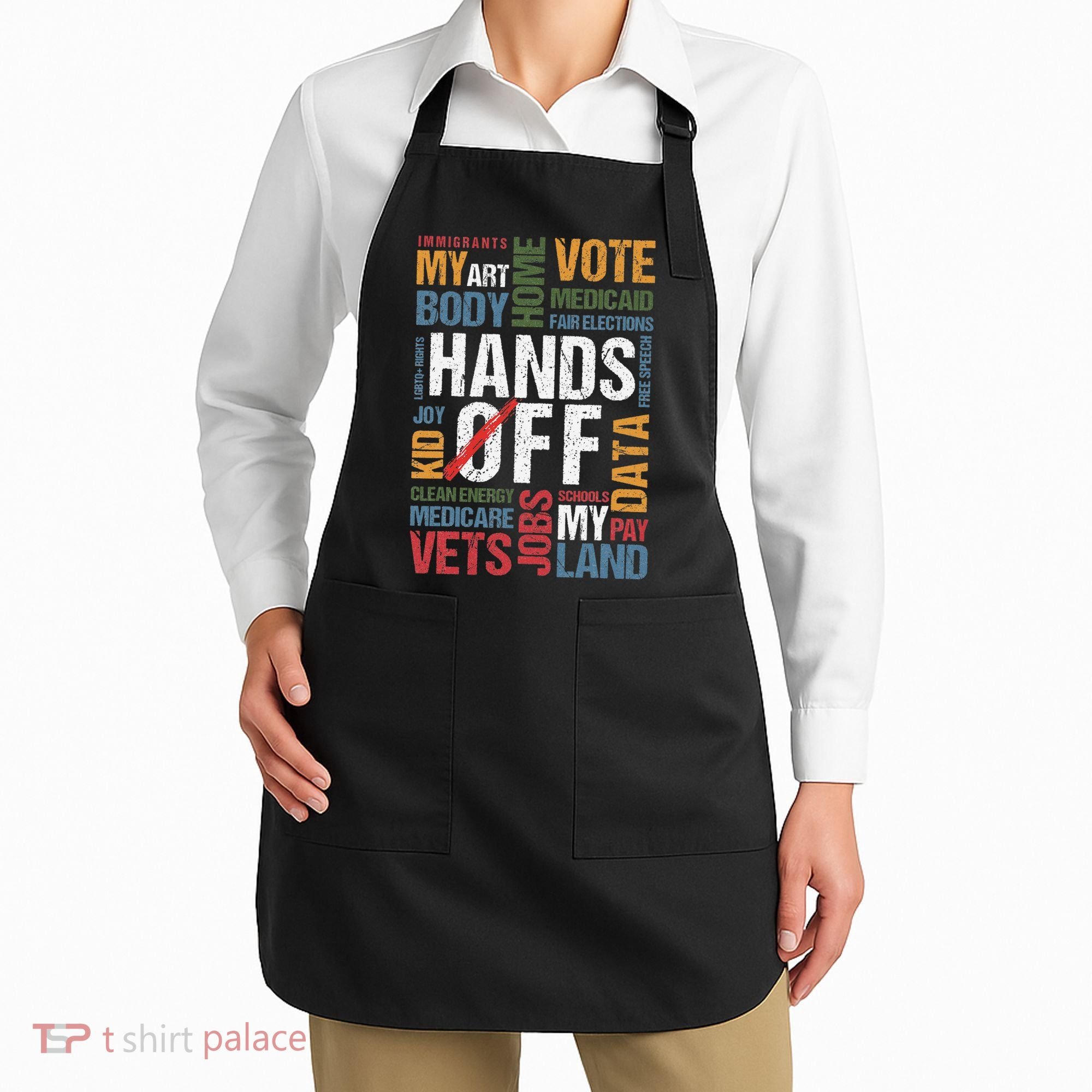 Hands Off Protest Social Security And Medicare Resist 8647 Apron