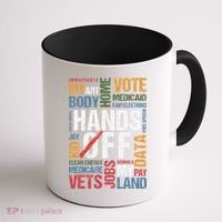 Hands Off Protest Social Security And Medicare Resist 8647 Coffee Mug thumb 1