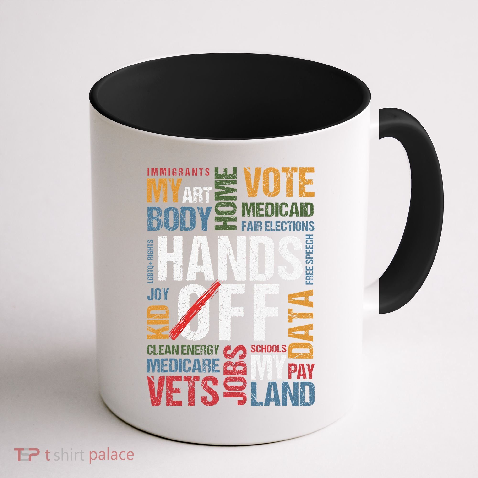 Hands Off Protest Social Security And Medicare Resist 8647 Coffee Mug