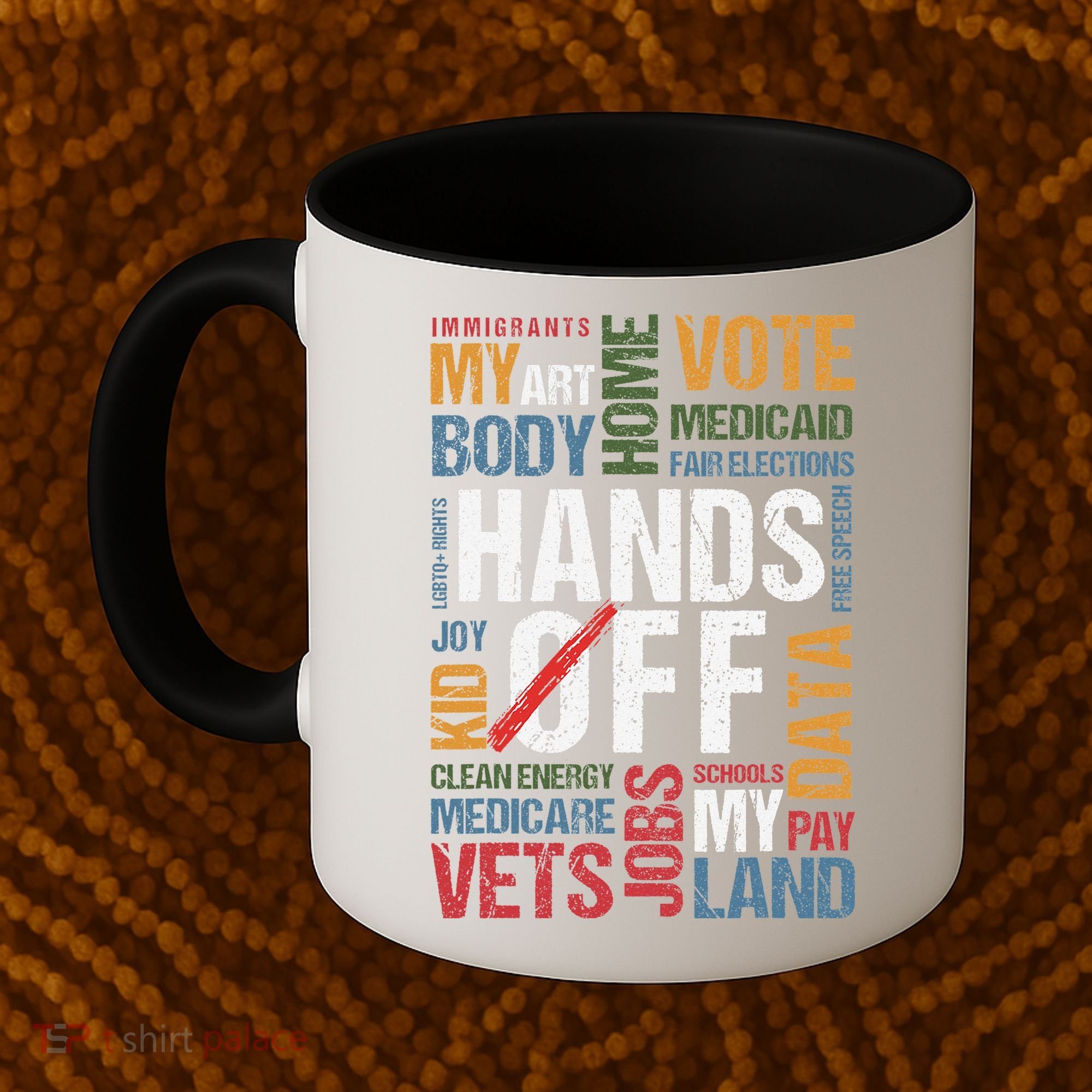 Hands Off Protest Social Security And Medicare Resist 8647 Coffee Mug