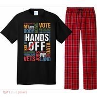 Hands Off Protest Social Security And Medicare Resist 8647 Pajama Set thumb 0
