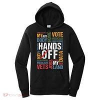 Hands Off Protest Social Security And Medicare Resist 8647 Women's Hoodie thumb 0
