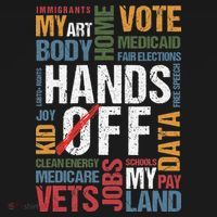 Hands Off Protest Social Security And Medicare Resist 8647 Baby Bodysuit thumb 2