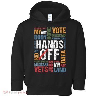 Hands Off Protest Social Security And Medicare Resist 8647 Toddler Hoodie
