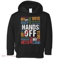 Hands Off Protest Social Security And Medicare Resist 8647 Toddler Hoodie thumb 0