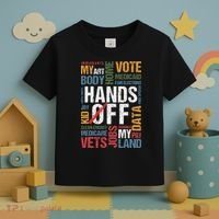 Hands Off Protest Social Security And Medicare Resist 8647 Toddler T-Shirt thumb 3