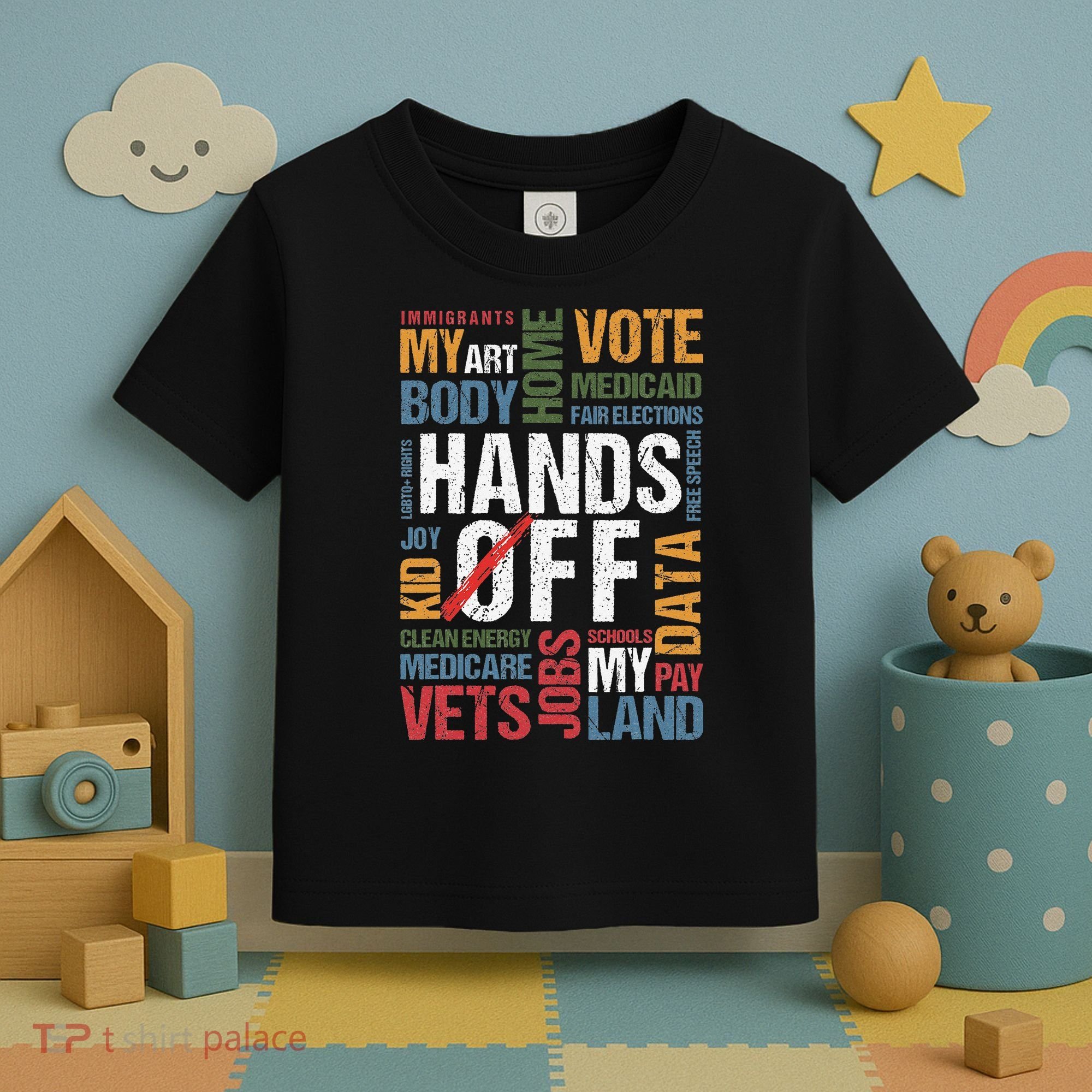 Hands Off Protest Social Security And Medicare Resist 8647 Toddler T-Shirt