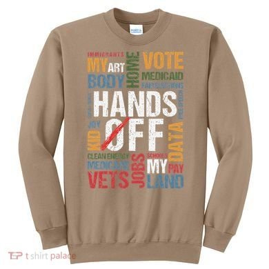 Hands Off Protest Social Security And Medicare Resist 8647 Sweatshirt