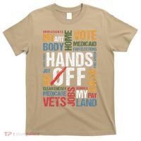 Hands Off Protest Social Security And Medicare Resist 8647 T-Shirt thumb 0