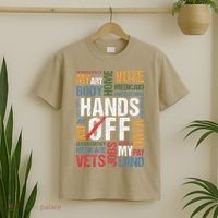 Hands Off Protest Social Security And Medicare Resist 8647 T-Shirt thumb 2