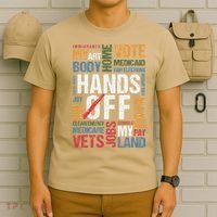 Hands Off Protest Social Security And Medicare Resist 8647 T-Shirt thumb 6