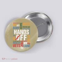 Hands Off Protest Social Security And Medicare Resist 8647 Button thumb 0