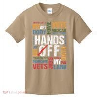 Hands Off Protest Social Security And Medicare Resist 8647 Kids T-Shirt thumb 0