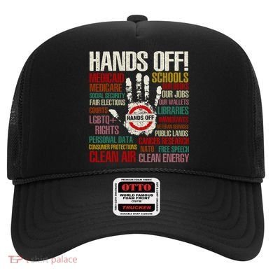 Hands Off Protest Vintage Hat