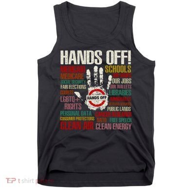 Hands Off Protest Vintage Tank Top