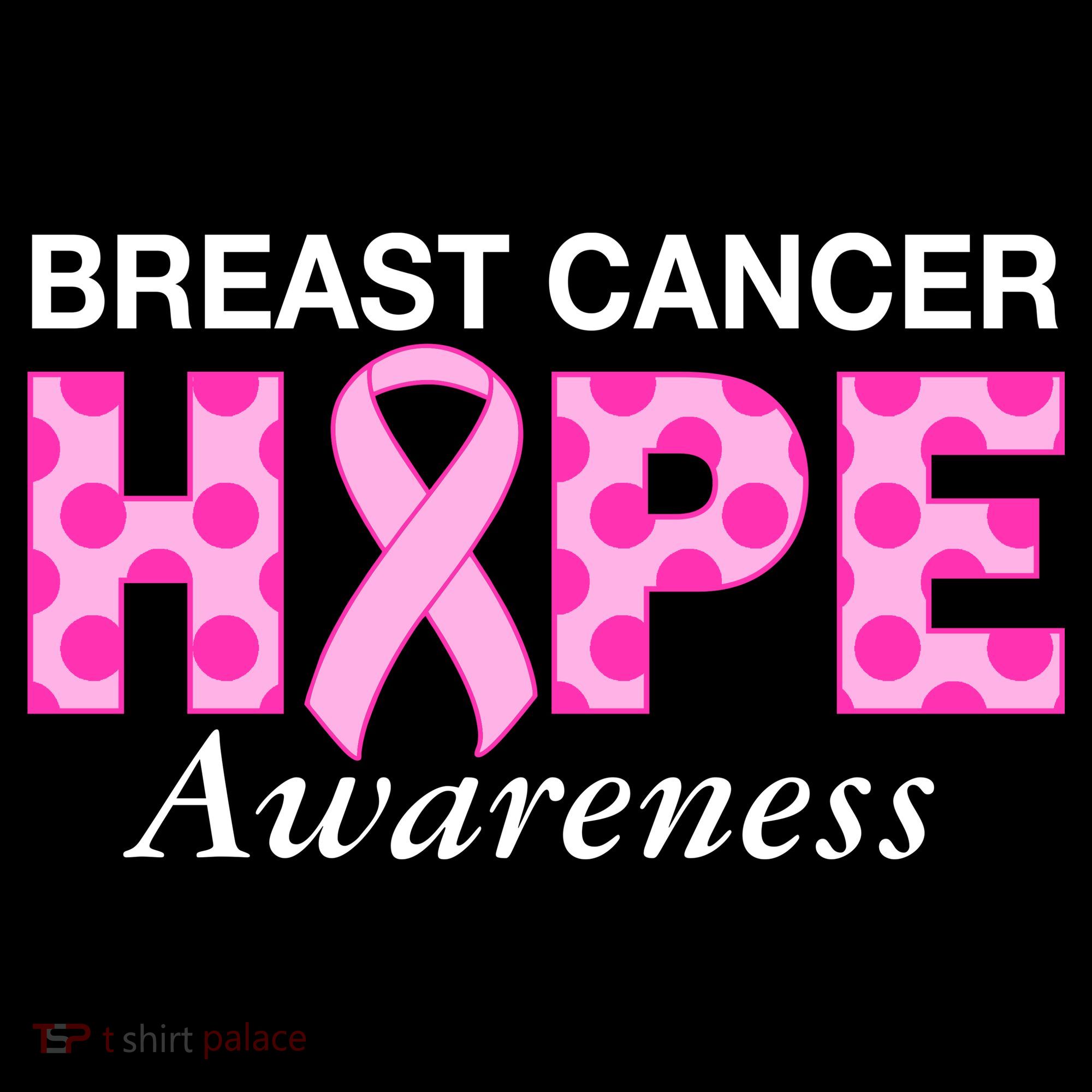 Hope Breast Cancer Awaraness Toddler T-Shirt