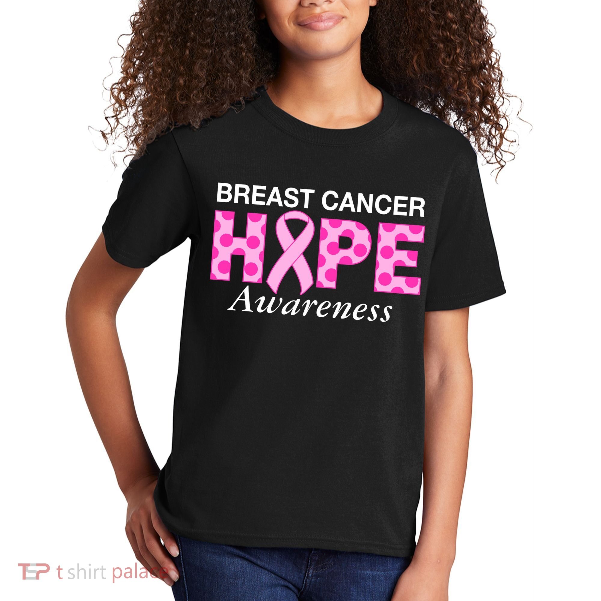 Hope Breast Cancer Awaraness Kids T-Shirt