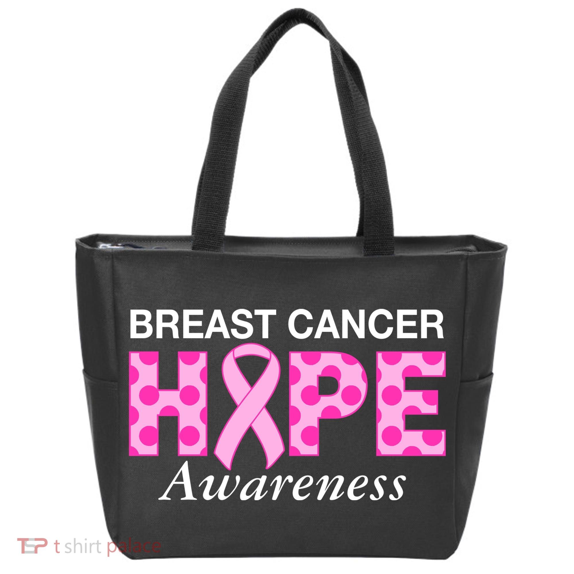 Hope Breast Cancer Awaraness Tote Bag
